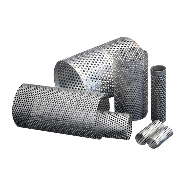 Stainless Steel Perforated Slotted Round Pipe